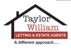 Taylor William Estate and Letting Agents logo