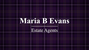 Maria B Evans Estate Agents logo