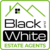Black and White Estate Agents logo