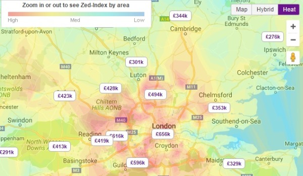 How do you use a home value map?