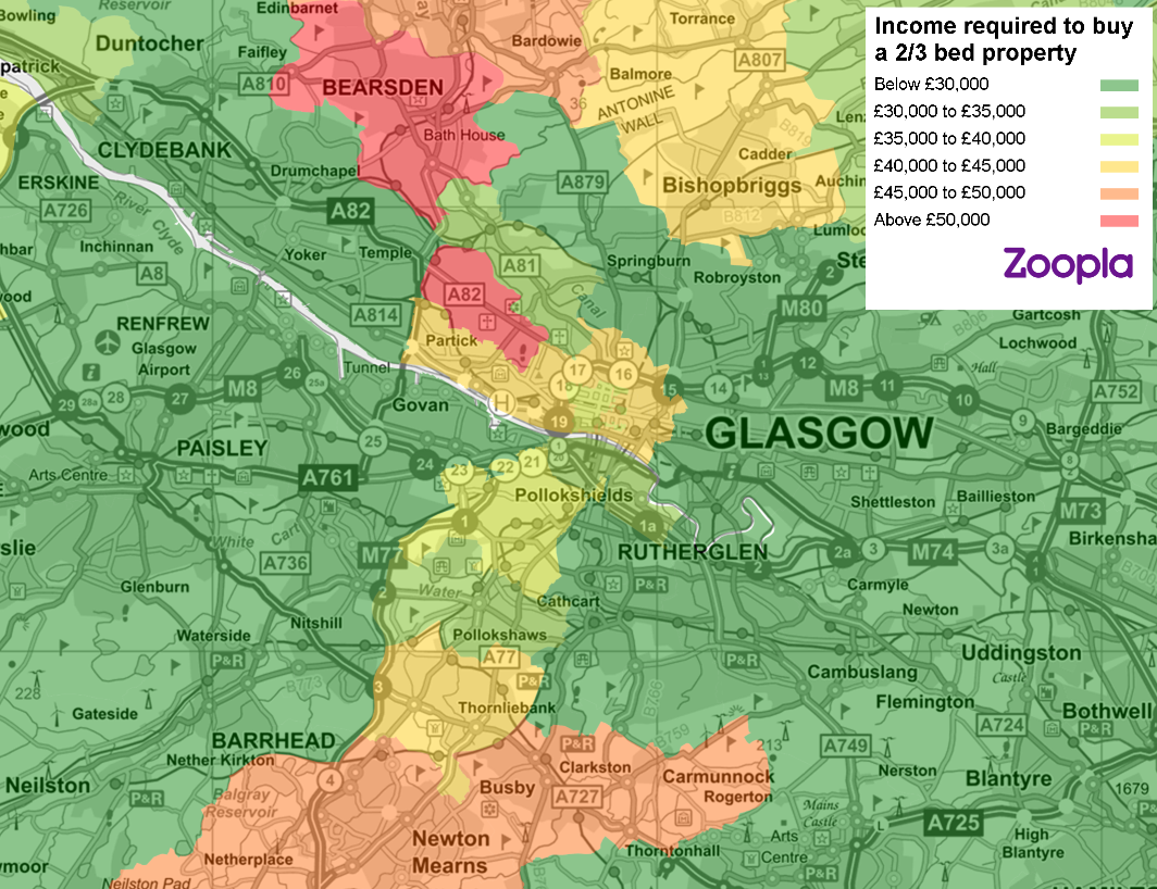 The most affordable places for first-time buyers in Glasgow - Zoopla