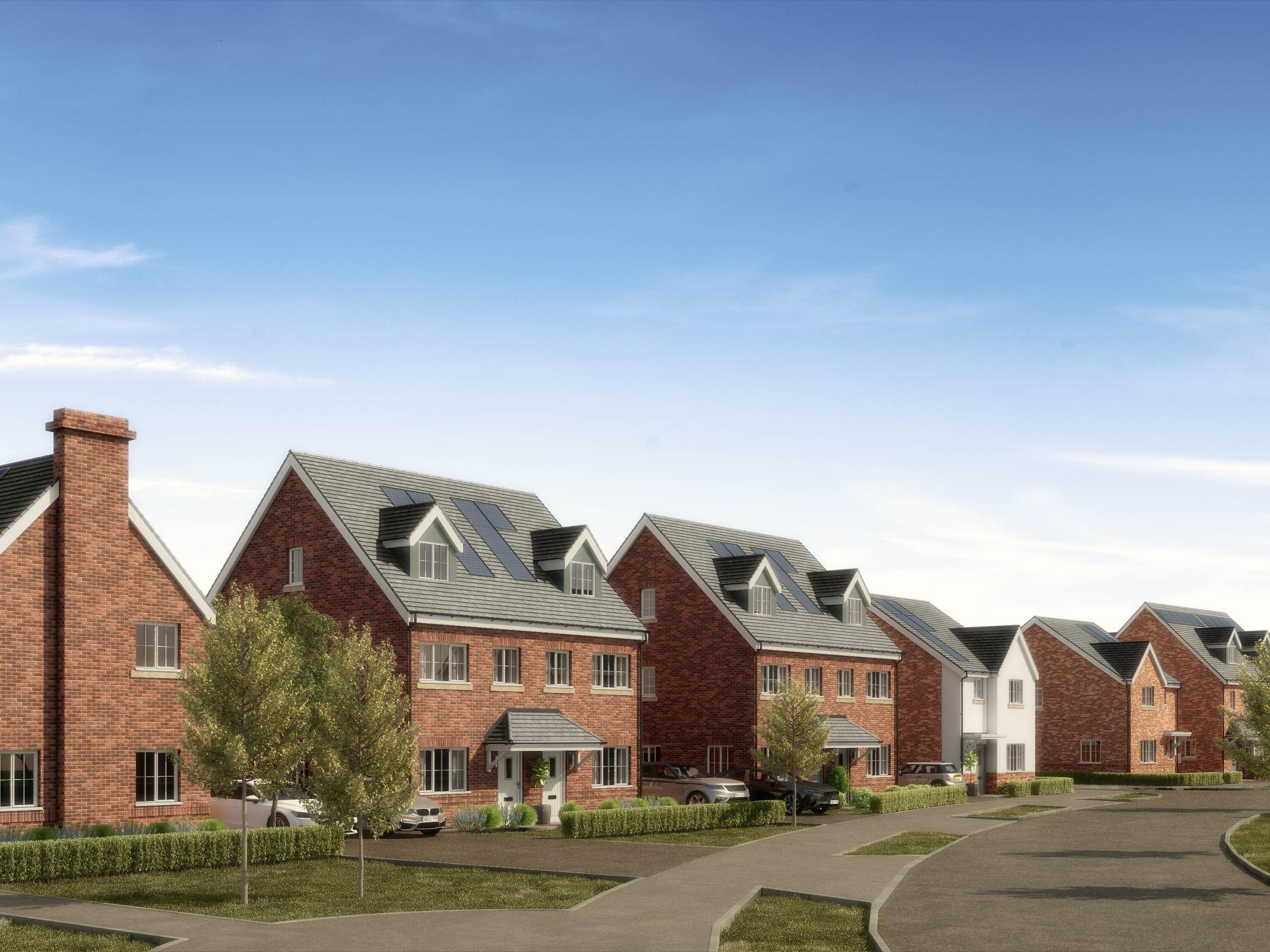 The Woodlands at Halsnead Garden Village development 1 of 2